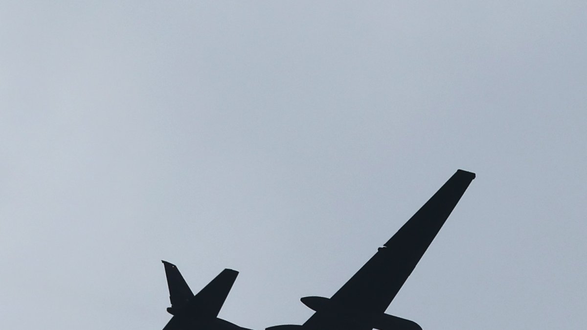 Un avión estadounidense de supervigilancia y reconocimiento tipo U-2S Dragon Lady.