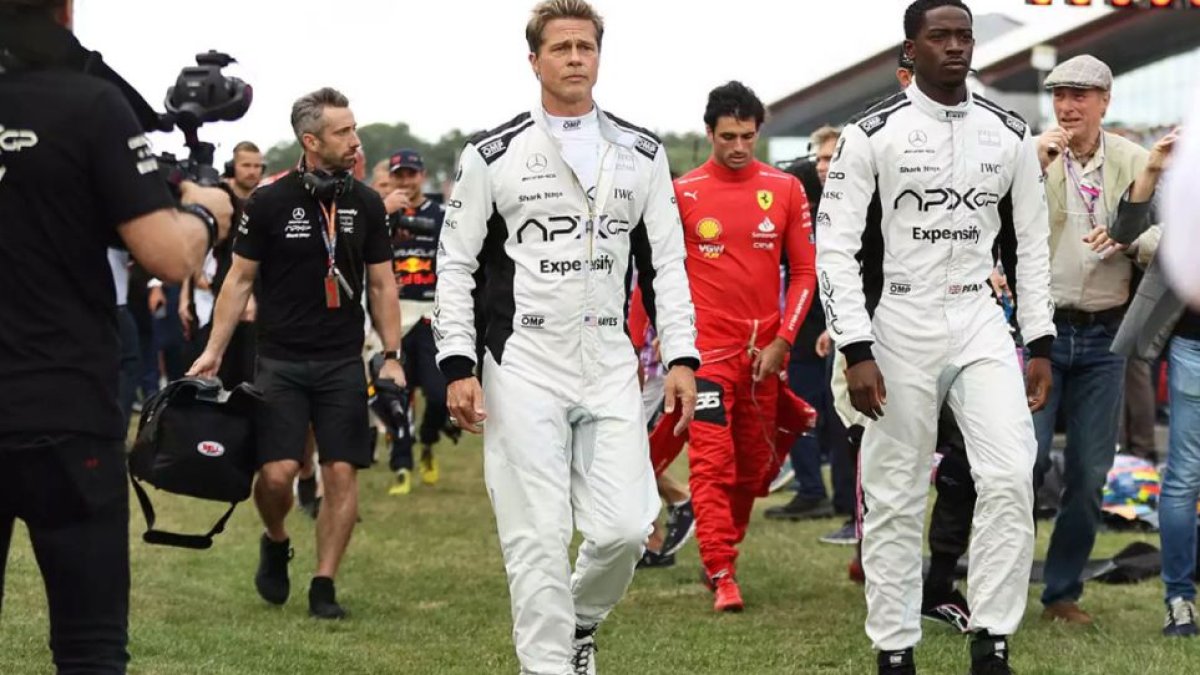 Brad Pitt en su nueva película.