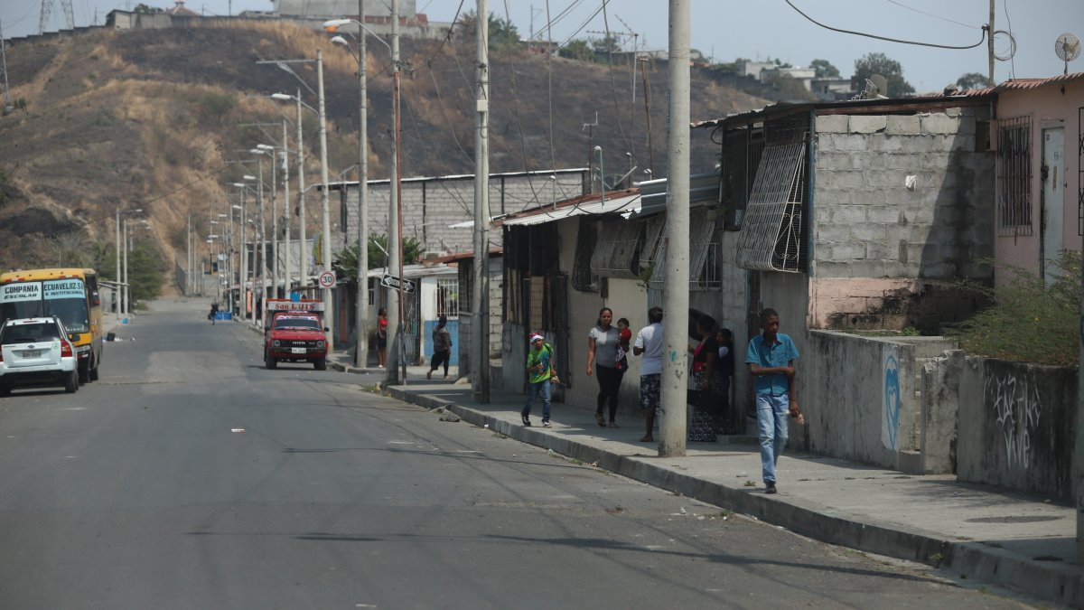 Guayaquil. Socio Vivienda es una de las zonas periféricas de la ciudad.