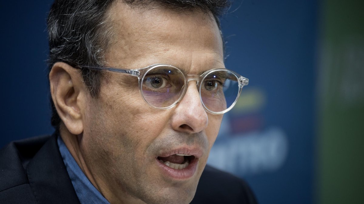 El líder opositor venezolano Henrique Capriles.