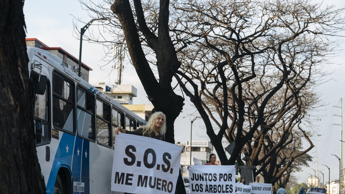 Jornada. Al plantón acudieron habitantes de diferentes sectores de Guayaquil, incluso de urbanizaciones del cantón Daule.
