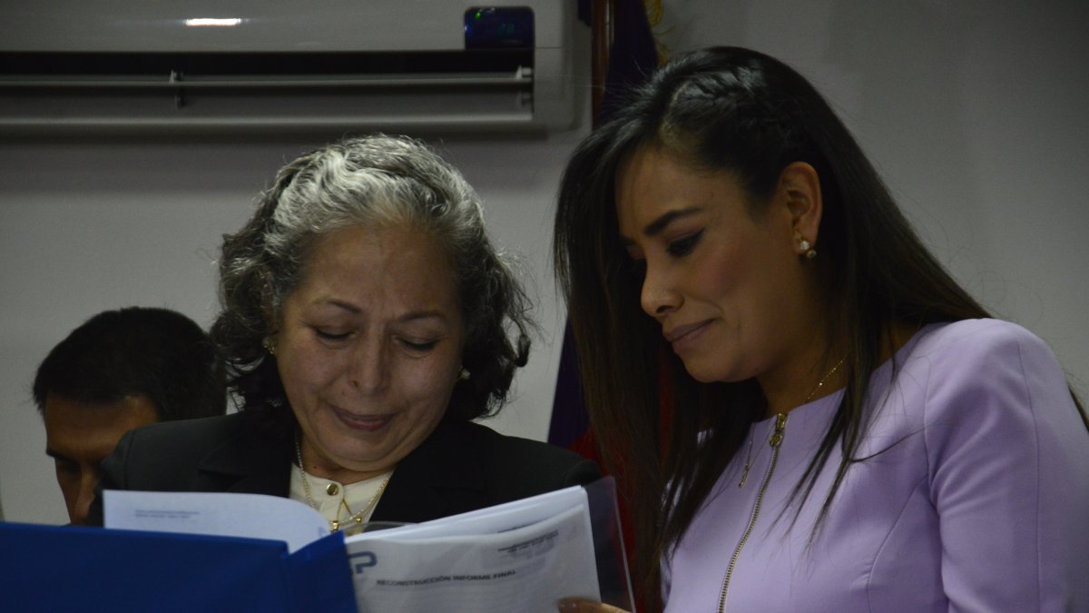 Patricia Ochoa, viuda del excomandante Jorge Gabela