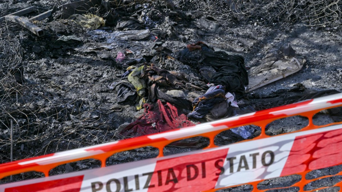 La obra de arte quedó reducida a cenizas.