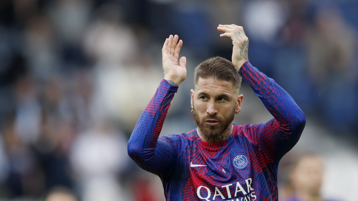 Tras abandonar el PSG, Sergio Ramos está libre desde el 1 de julio.