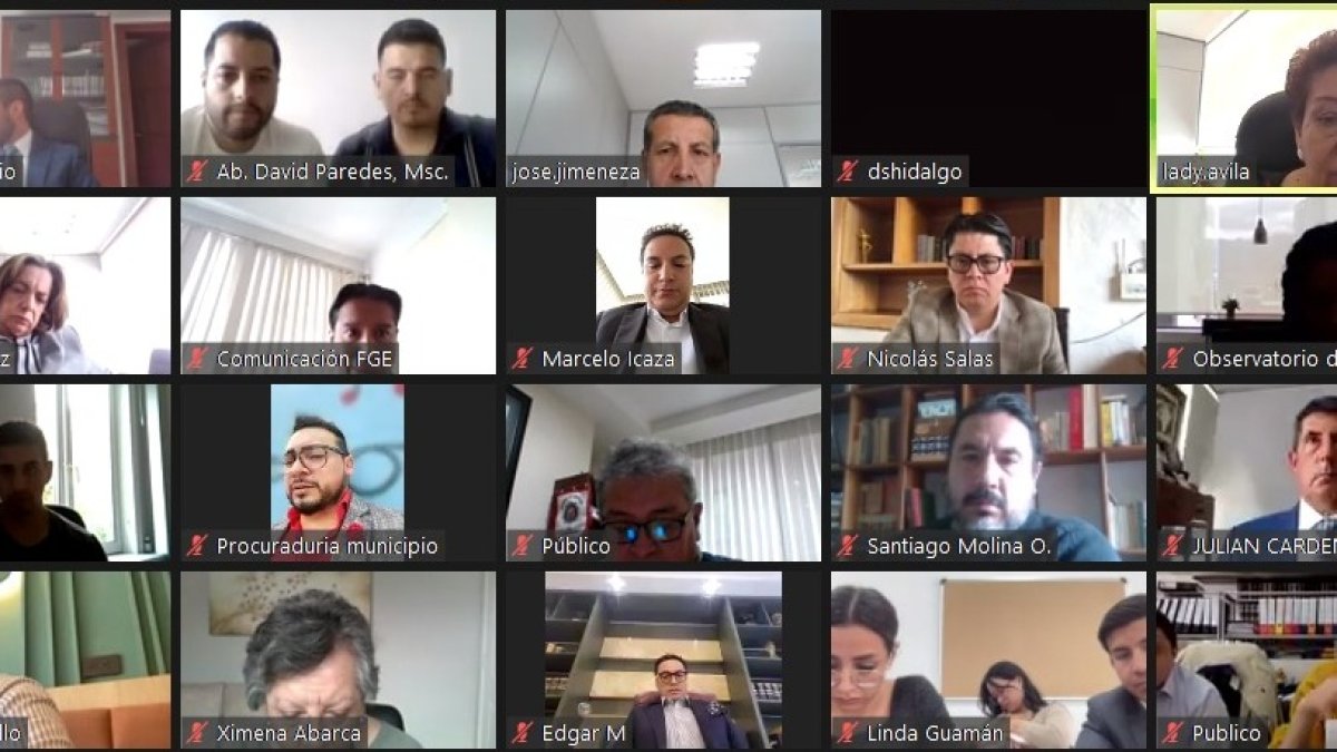 La audiencia se realizó este 13 de julio de 2023. El retiro del dispositivo fue solicitado por siete de los 14 procesados.