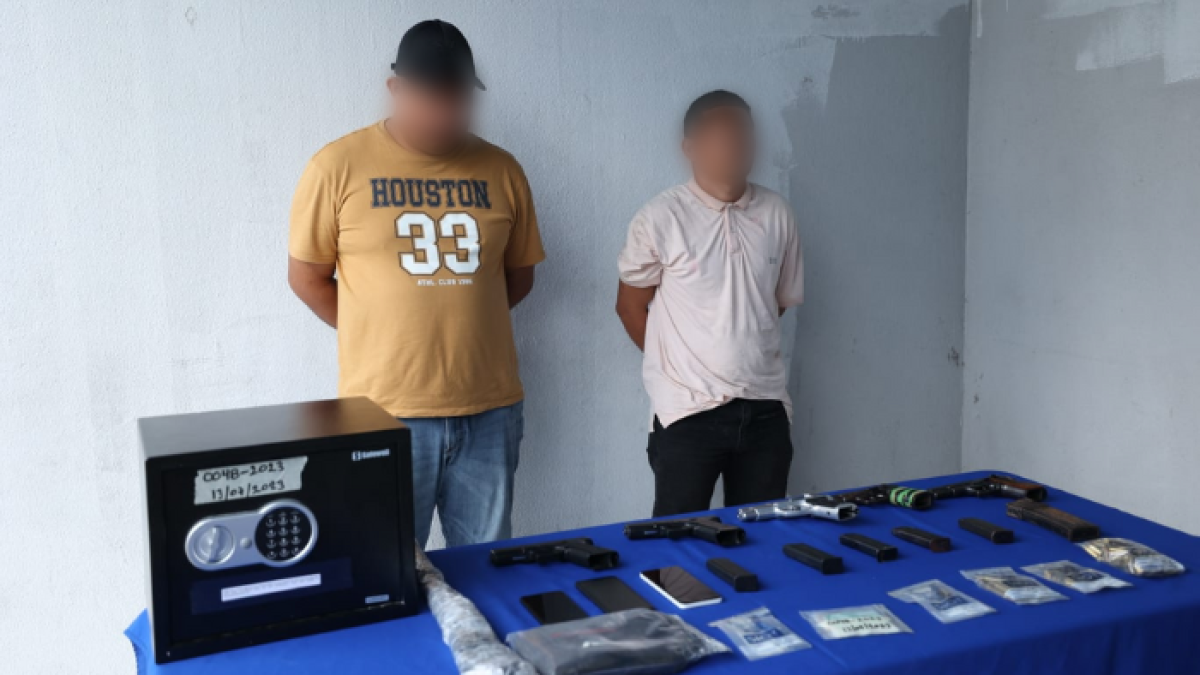 Los presuntos delincuentes fueron detenidos.