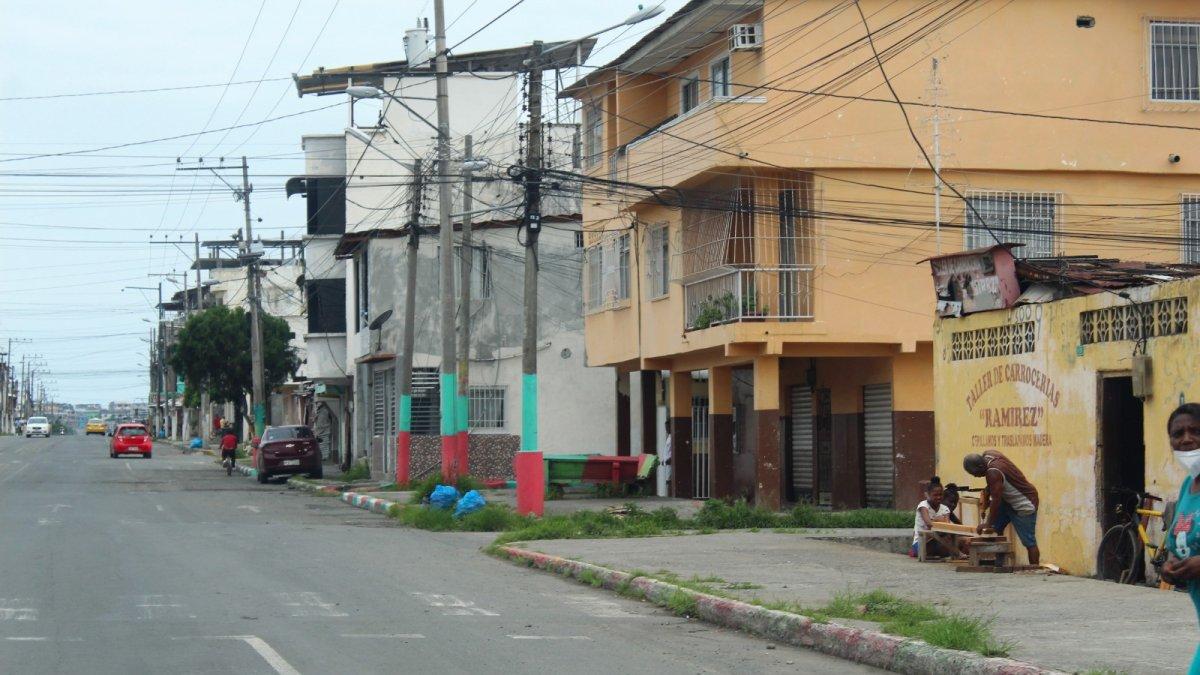 Una cabeza humana estaba dentro de una funda negra en la calle Pedro Vicente Maldonado, en Esmeraldas.