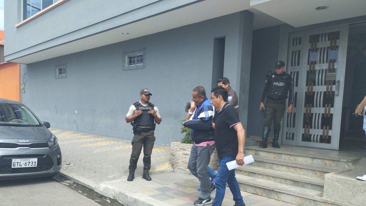 Caso. Los sospechosos fueron trasladados a una cárcel de Guayaquil.