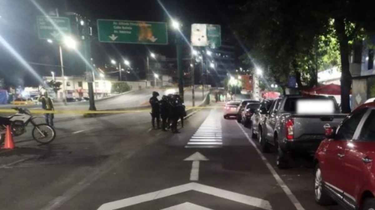 El lugar fue acordonado por la Policía para investigar lo sucedido