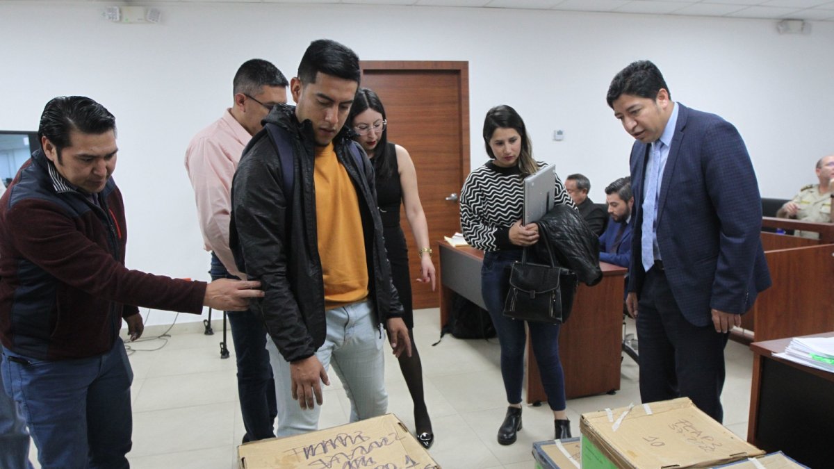 Caso. La jueza Irene Pérez suspendió la diligencia este 17 de julio a las 14:00 y se retomará estew 18 de julio.