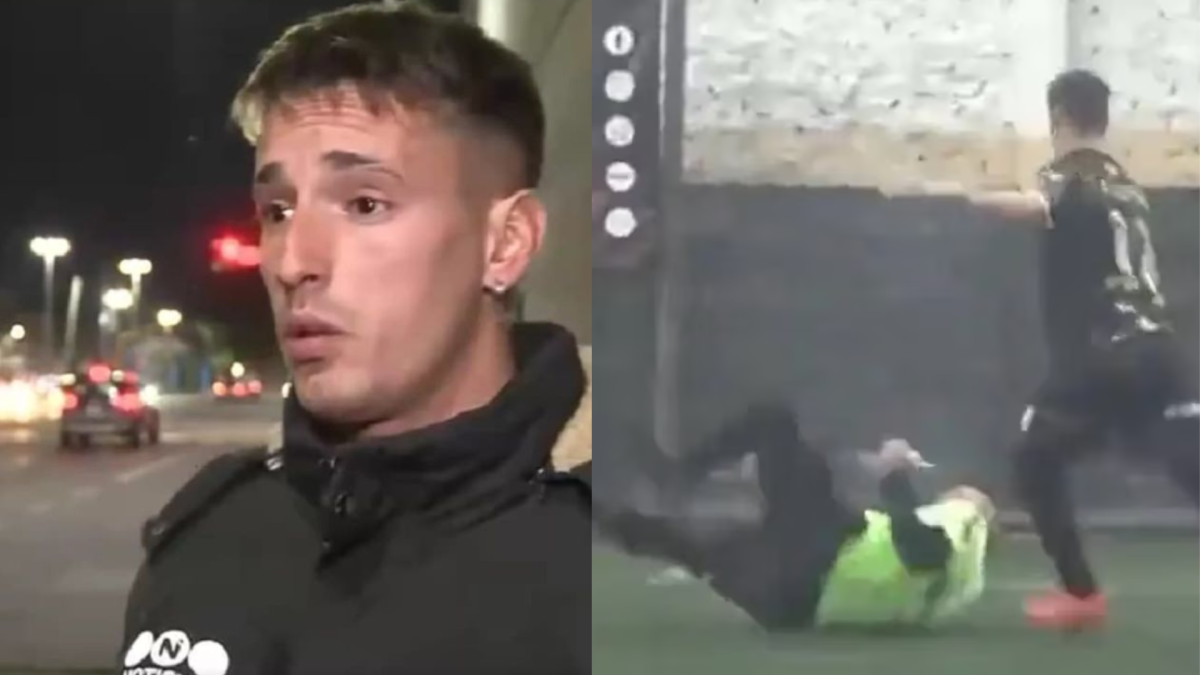 William Tapón, protagonista de un ataque violento hacía el referí de un torneo amateur de fútbol.