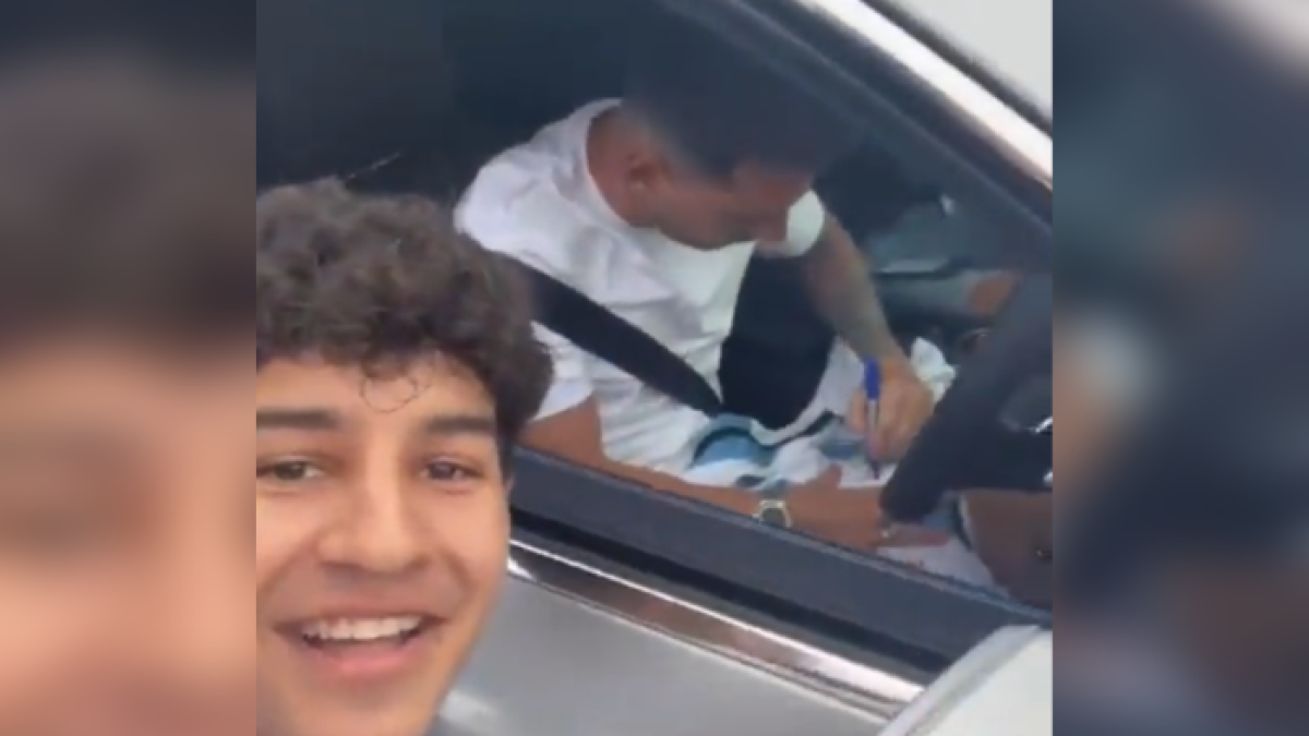 El ecuatoriano Mario Mora logró interactuar con Lionel Messi, en Miami