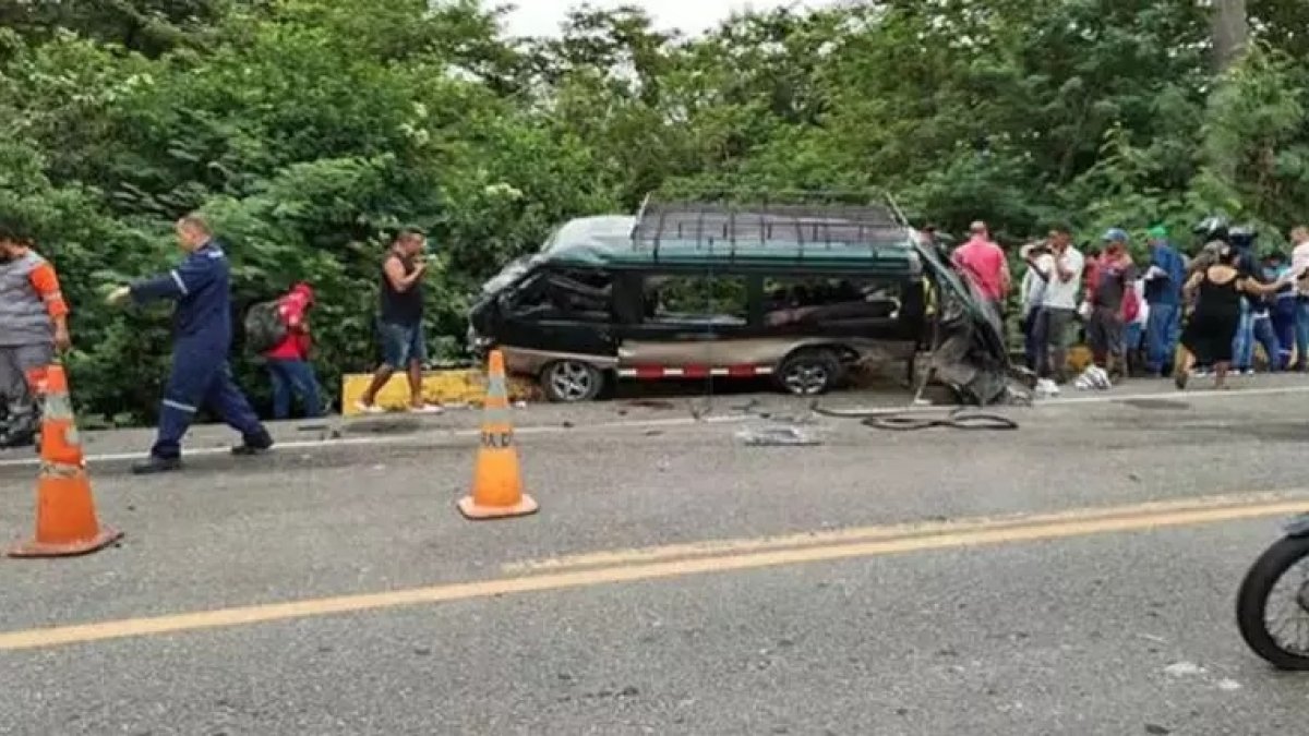 El accidente ocurrió a la altura del kilómetro 53 de la Troncal del Caribe