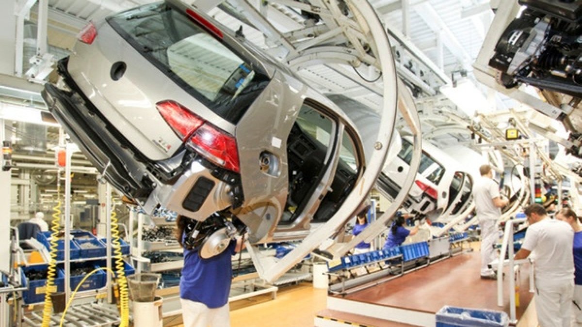 Fábrica.- Planta de elaboración de carros de Volkswagen.