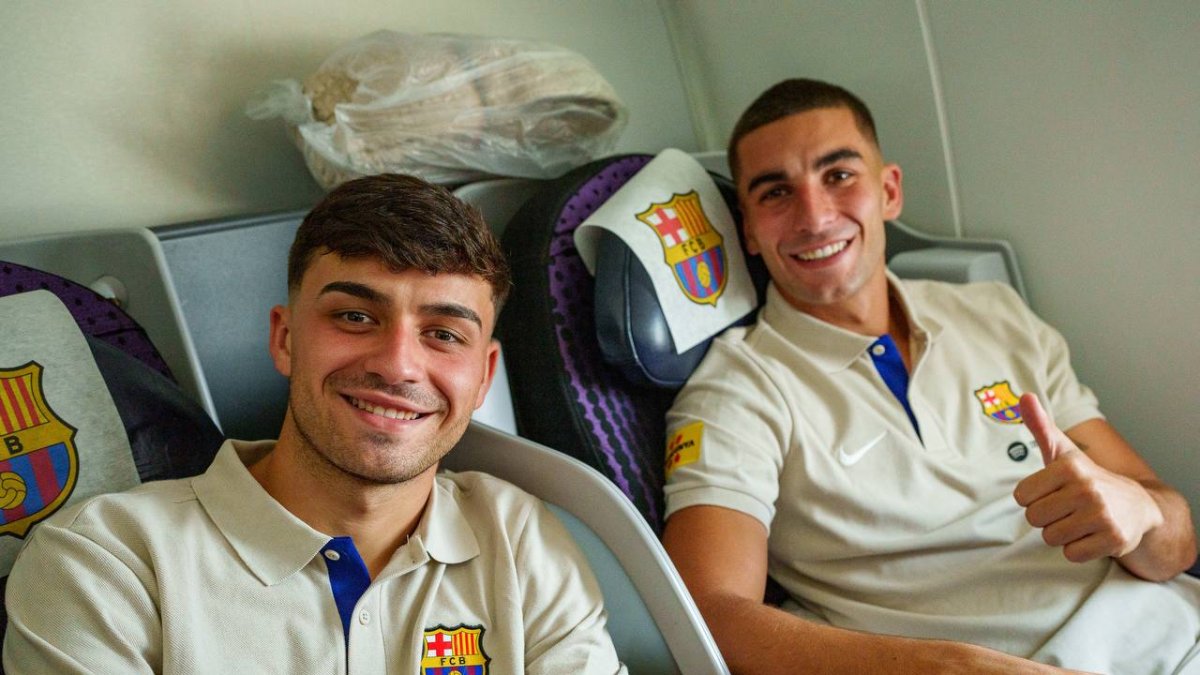 Los jugadores arribaron a Los Ángeles donde jugarán su primer cotejo este fin de semana.