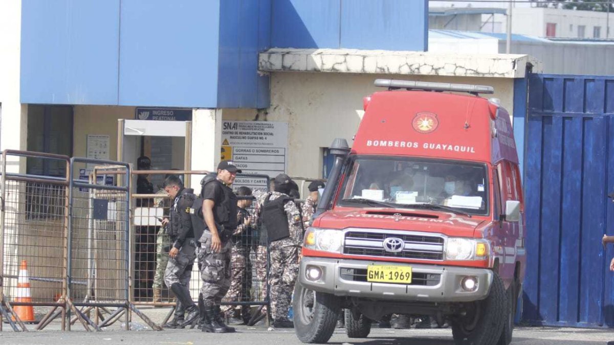 Imagen referencial para graficar la situación de tensión en la Penitenciaría del Litoral, noroeste de Guayaquil.