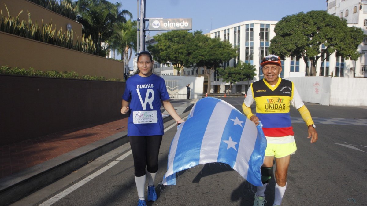 Wilson Caicedo volvió a hacer los 10k desde las calles Olmedo y Malecón