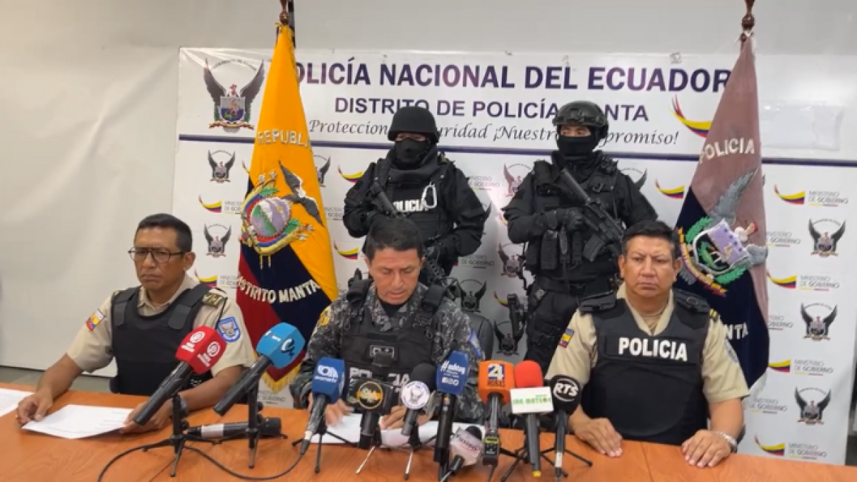 La Policía Nacional ofreció una rueda de prensa para dar detalles del suceso.