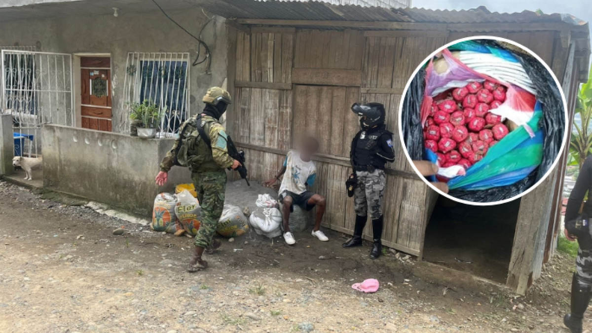 Esmeraldas: La Policía captura a los presuntos responsables de detonar explosivos