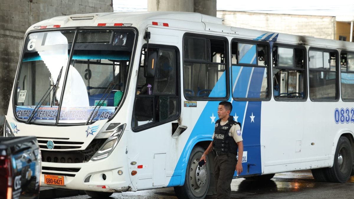 Quedaron los rastros del hecho en La Prosperina.