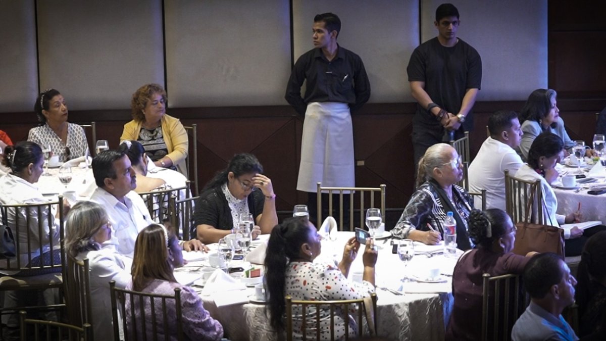 Reunión. Los líderes durante la convención para tratar el tema de El Niño.