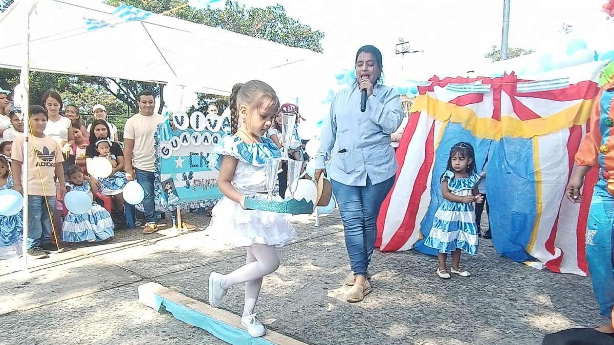 Los niños participaron en varias actividades recreativas.