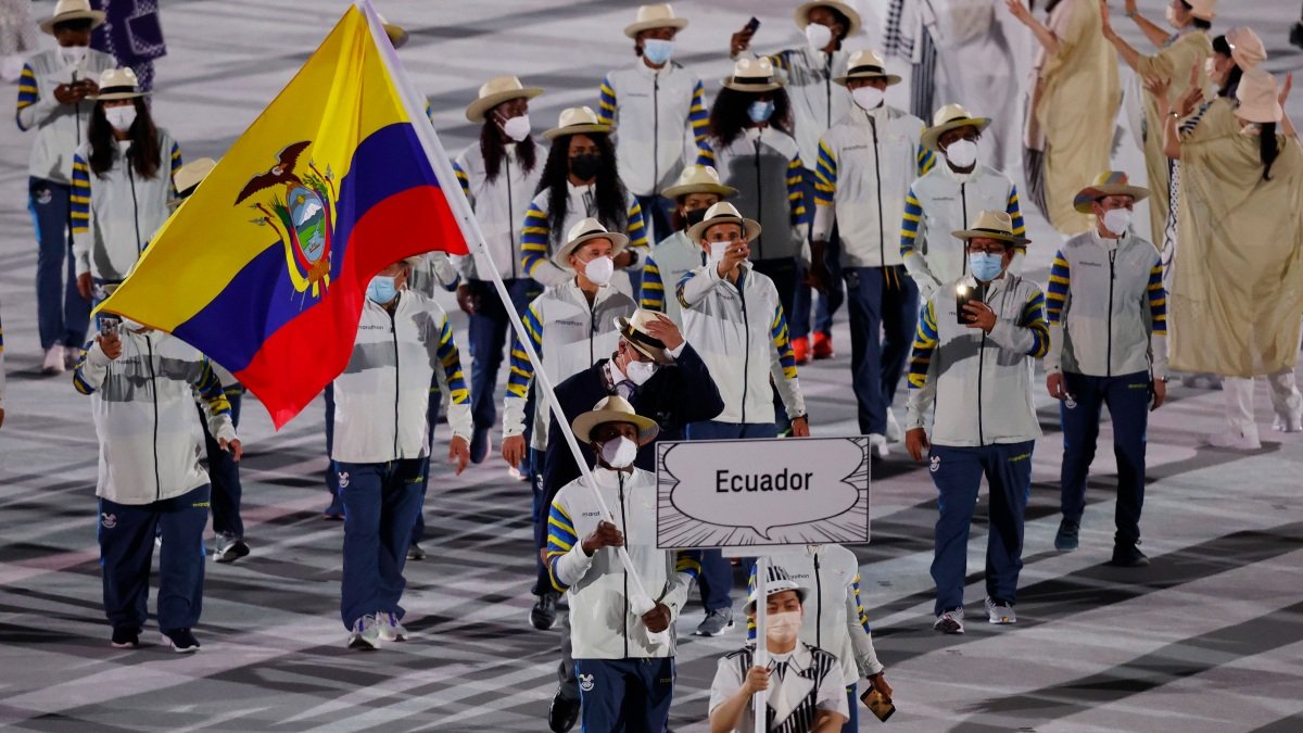 La delegación de Ecuador en Tokyo 2020 estuvo conformada por 48 deportistas.