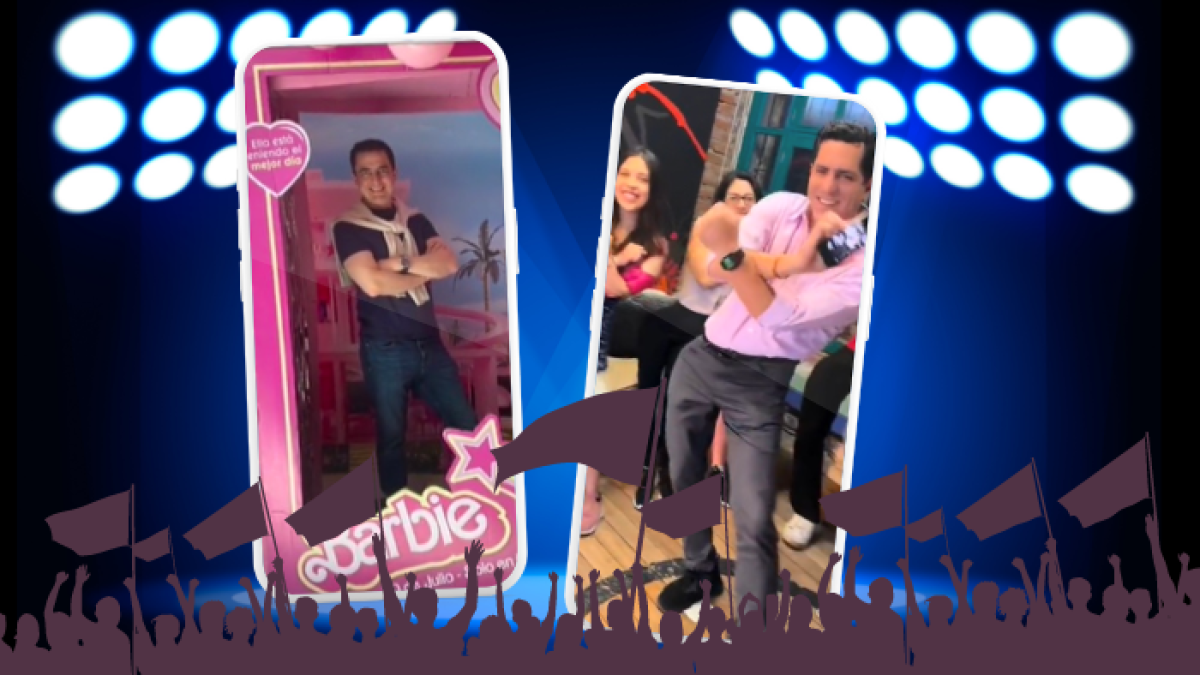 Jorge Peñafiel (i) y Xavier Hervas muestran sus dotes actorales en Tik Tok.