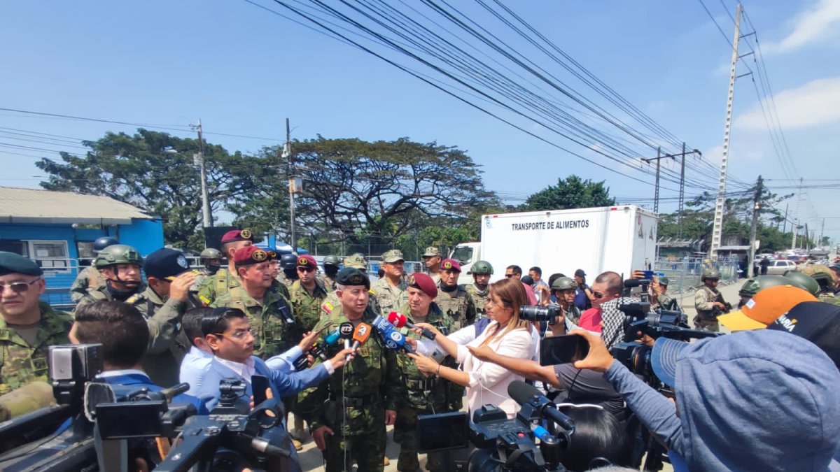 Acción. En la última masacre carcelaria, las Fuerzas Armadas dieron información de los operativos realizados.