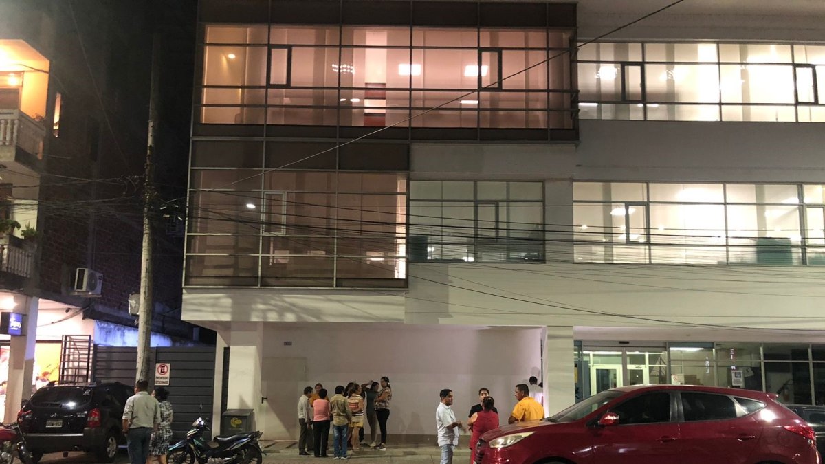 Acompañamiento. Miembros de la Unase realizaron el acompañamiento a los funcionarios plagiados.