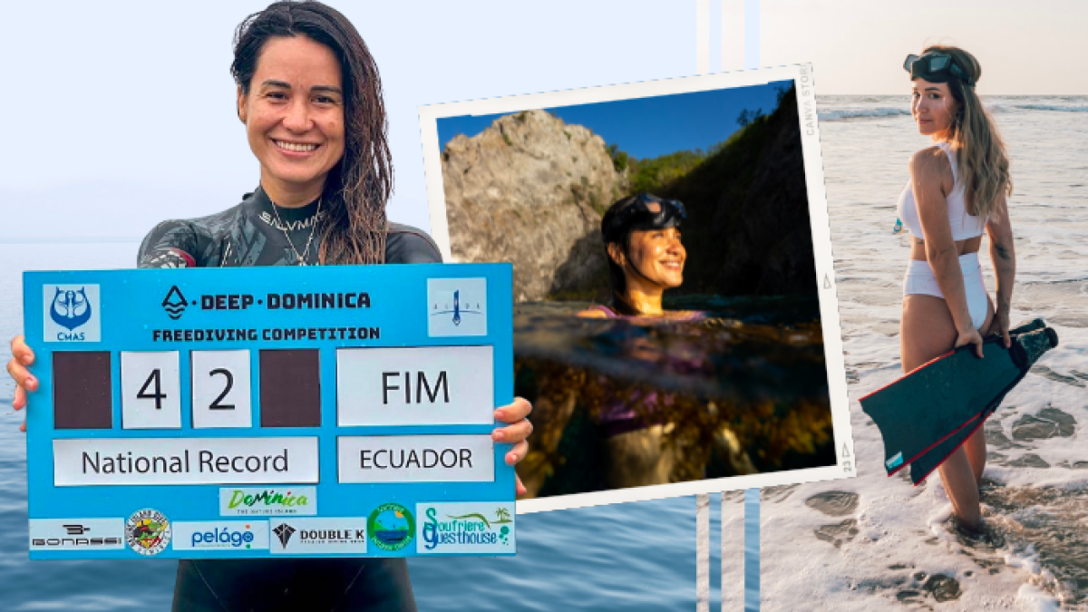 “Nunca imaginé que a mis 32 años estaría en una competencia de profundidad”.