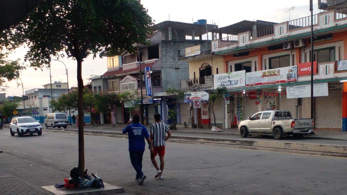 Daule. Así lucía este viernes 28 de julio de 2023 este cantón guayasense.