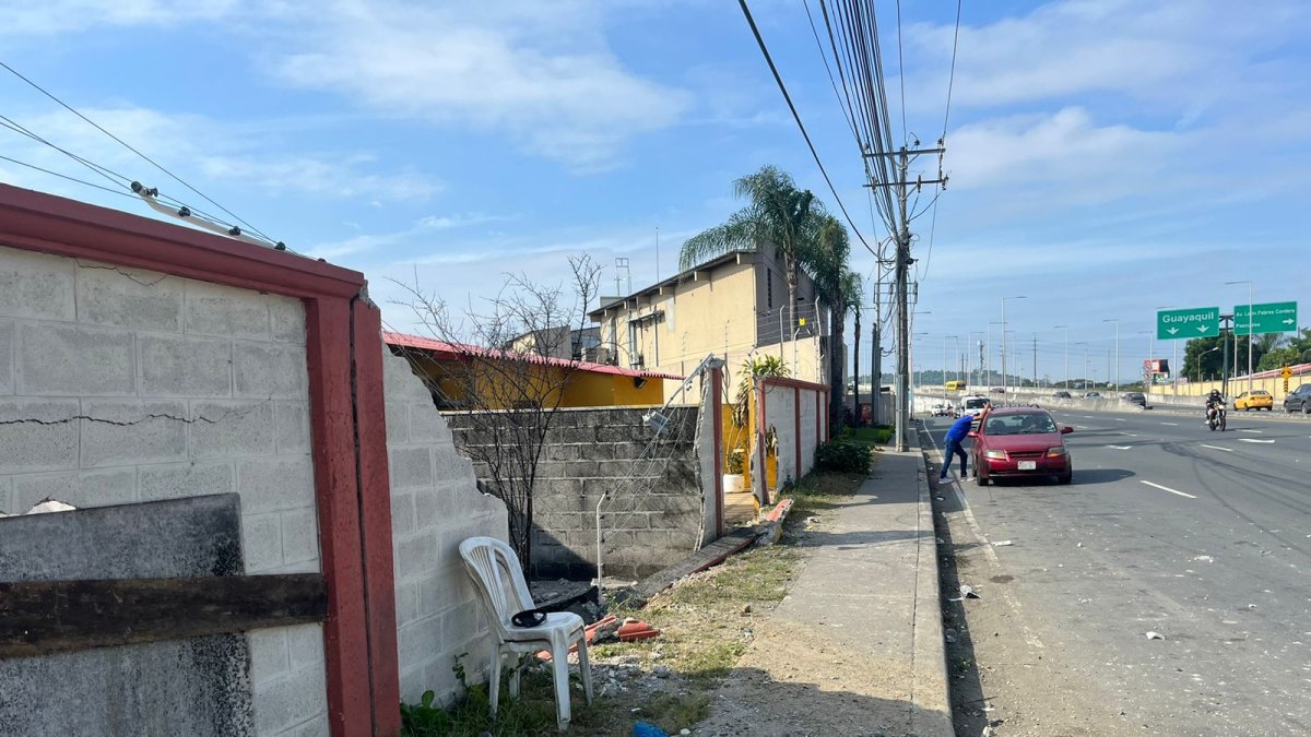 Tes fueron las viviendas afectadas.