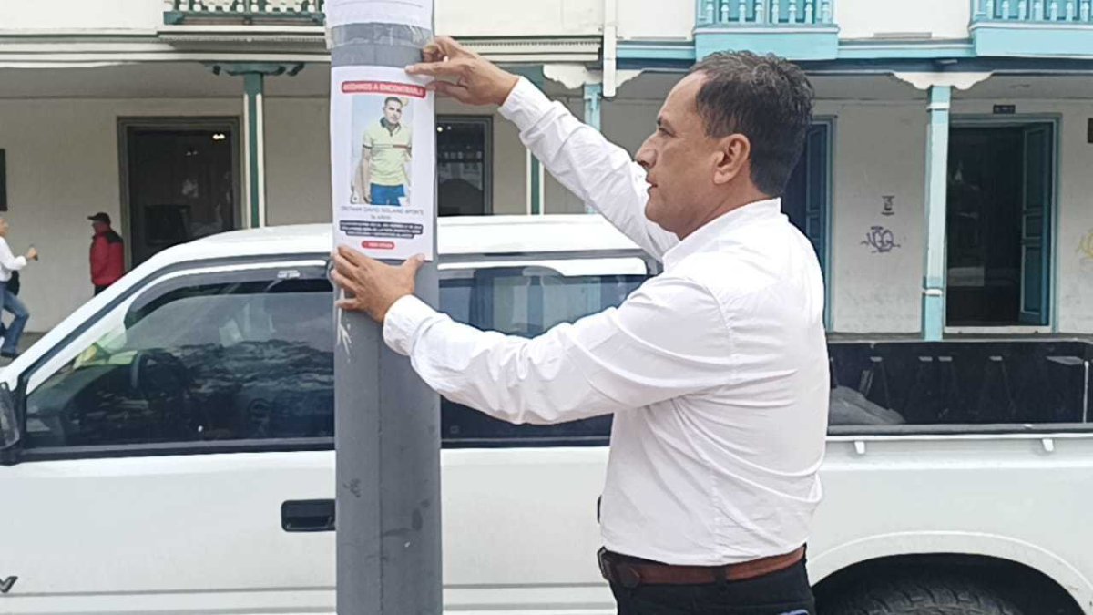 Búsqueda. Sus familiares aún no pierden la esperanza de encontrarlo.