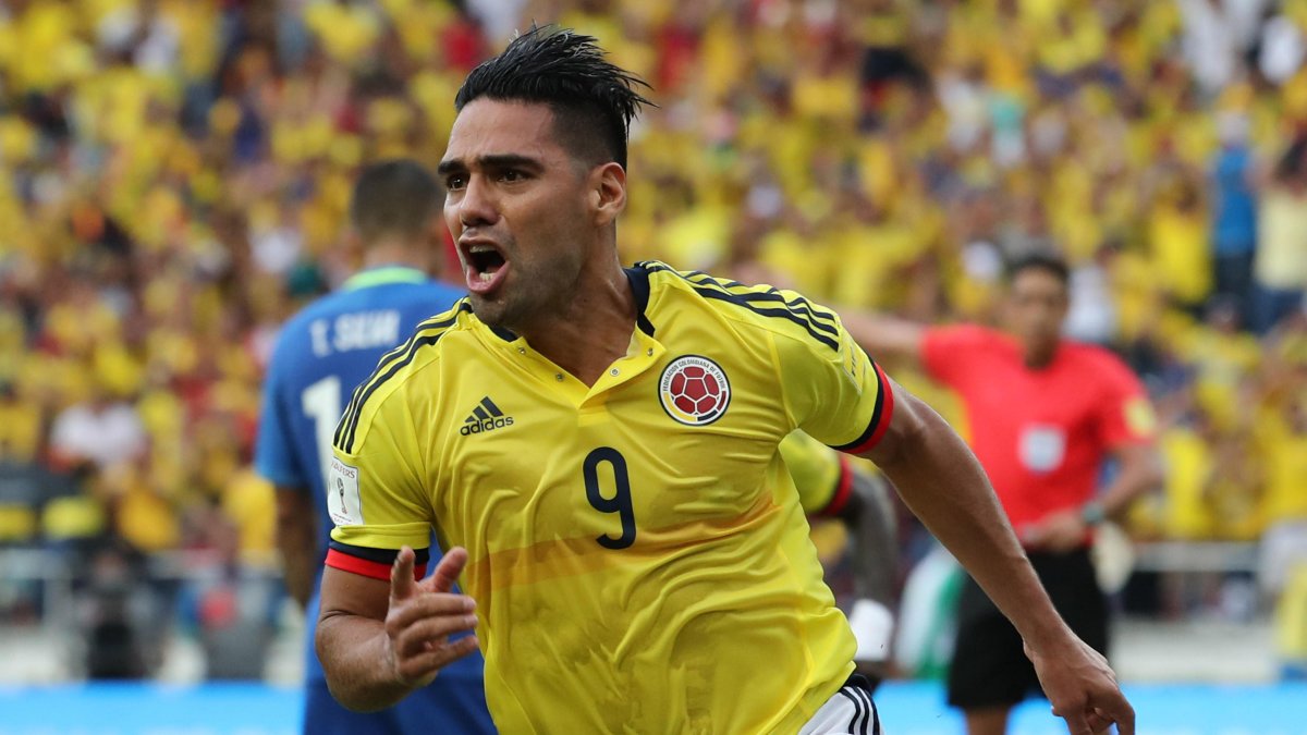 Radamel Falcao, delantero colombiano e internacional con su selección.