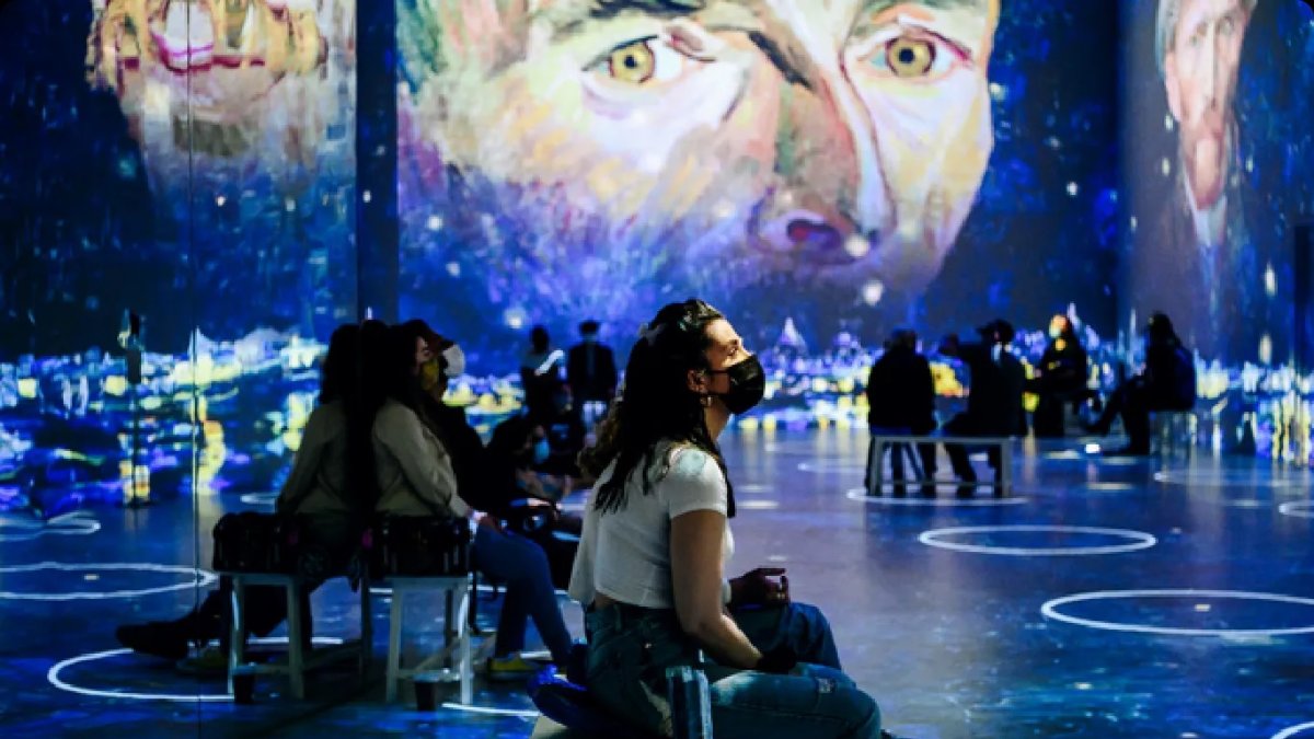 Arte. Una de las exhibiciones que Lighthouse Inmersive Experiences mantiene en países de Europa y Asia.