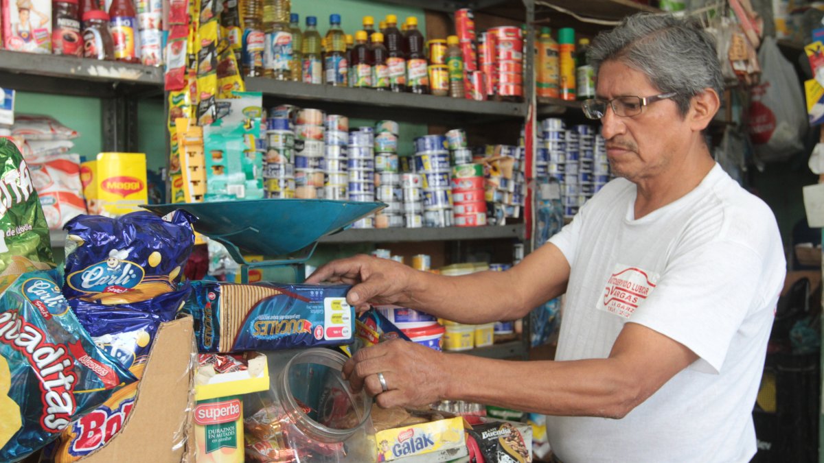 Negocio.- Una tienda de barrio en Guayaquil.