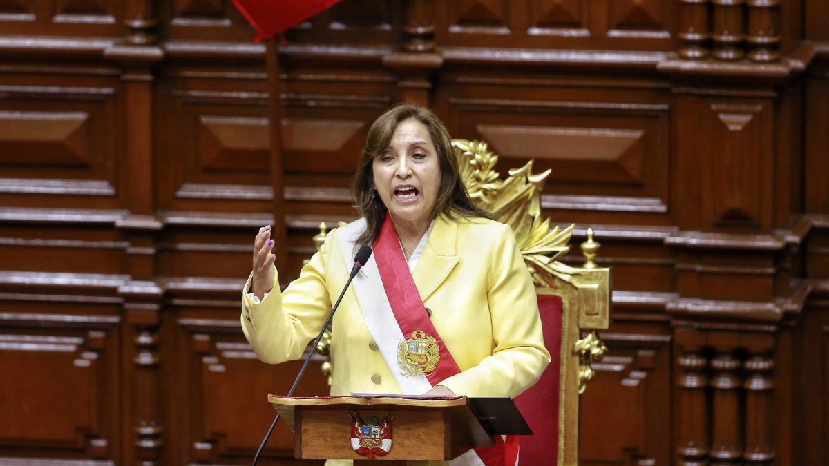 La presidenta de Perú Dina Boluarte, aspira estar en la cumbre Amazónica en Brasil entre el 8 y 9 de agosto de 2023