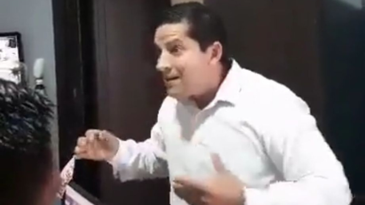 Las amenazas del edil fueron viralizadas mediante redes sociales.