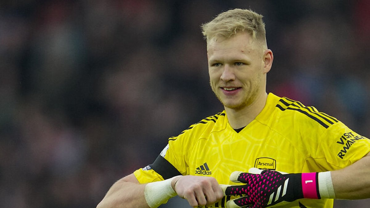 Ramsdale, portero del Arsenal.