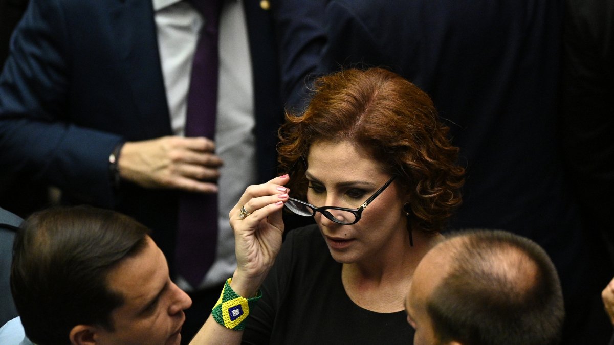 La diputada bolsonarista Carla Zambelli, en una fotografía de archivo