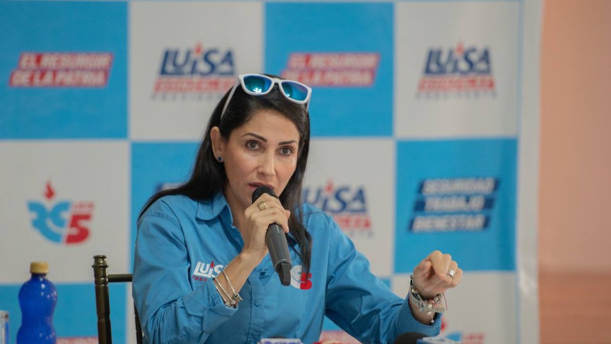 La candidata estuvo el 3 de agosto en Pastaza y mostró su molestia por la inclusión de Morantes en la lista.