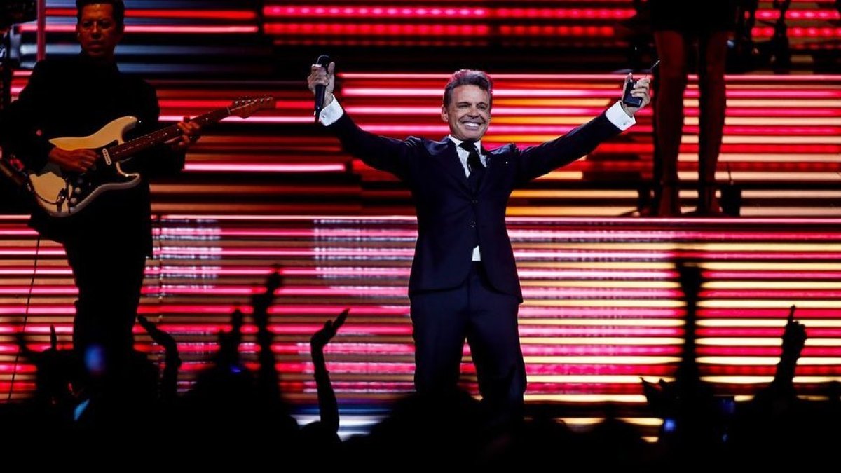 Luis Miguel en su primer concierto en Buenos Aires, Argentina