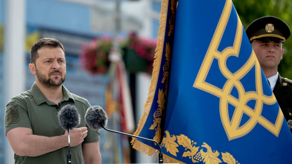 Presidente de Ucrania, Volodimir Zelenski, en una foto de archivo