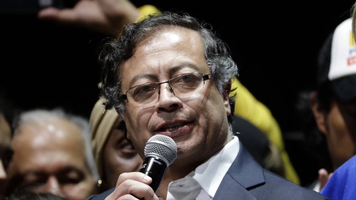 Elecciones. El presidente de Colombia, Gustavo Petro, el día de su investidura en una foto de archivo.