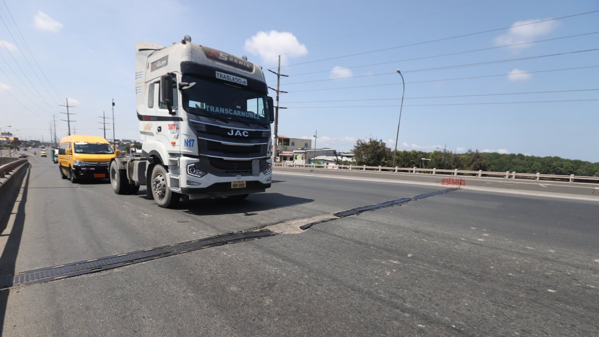 Situación. Algunos tramos de los puentes de la Perimetral, al sur, muestran deterioro.
