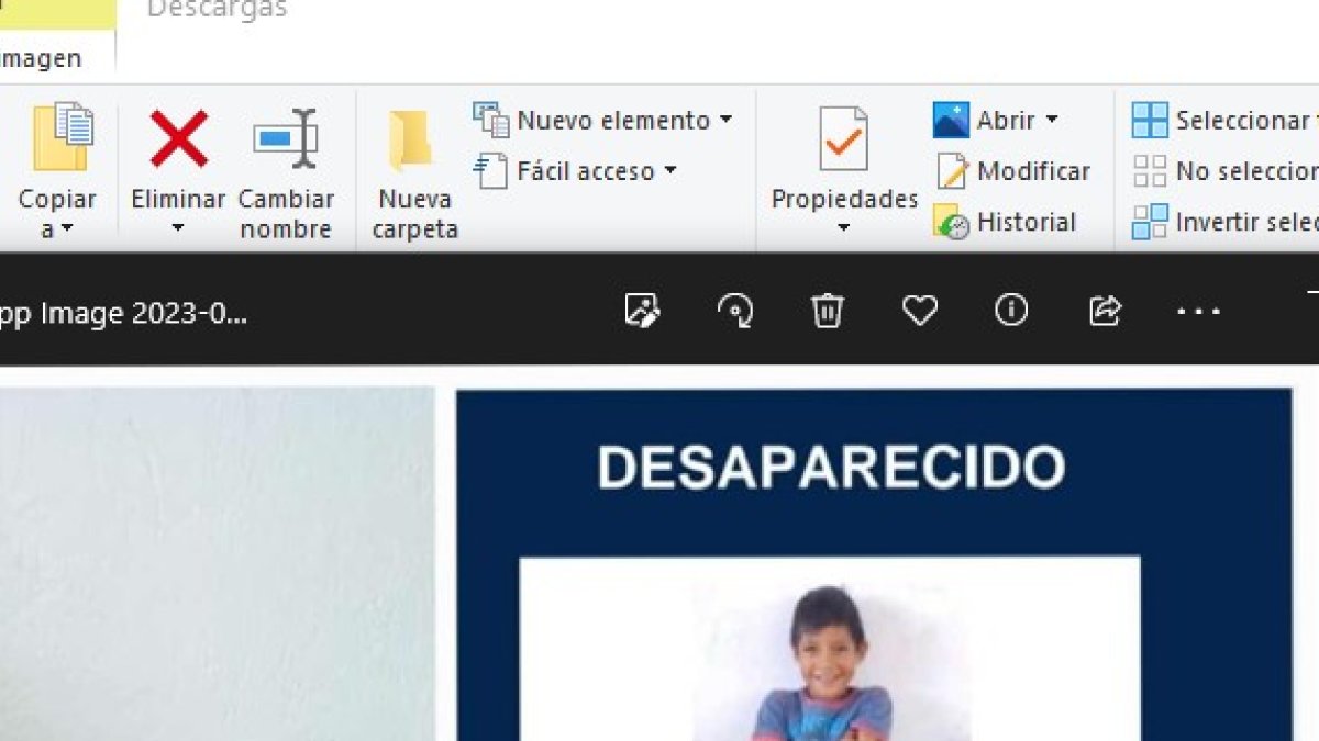 Cualquier pista para dar con su paradero por favor puede informar al 1800 Delito (1800-335486).