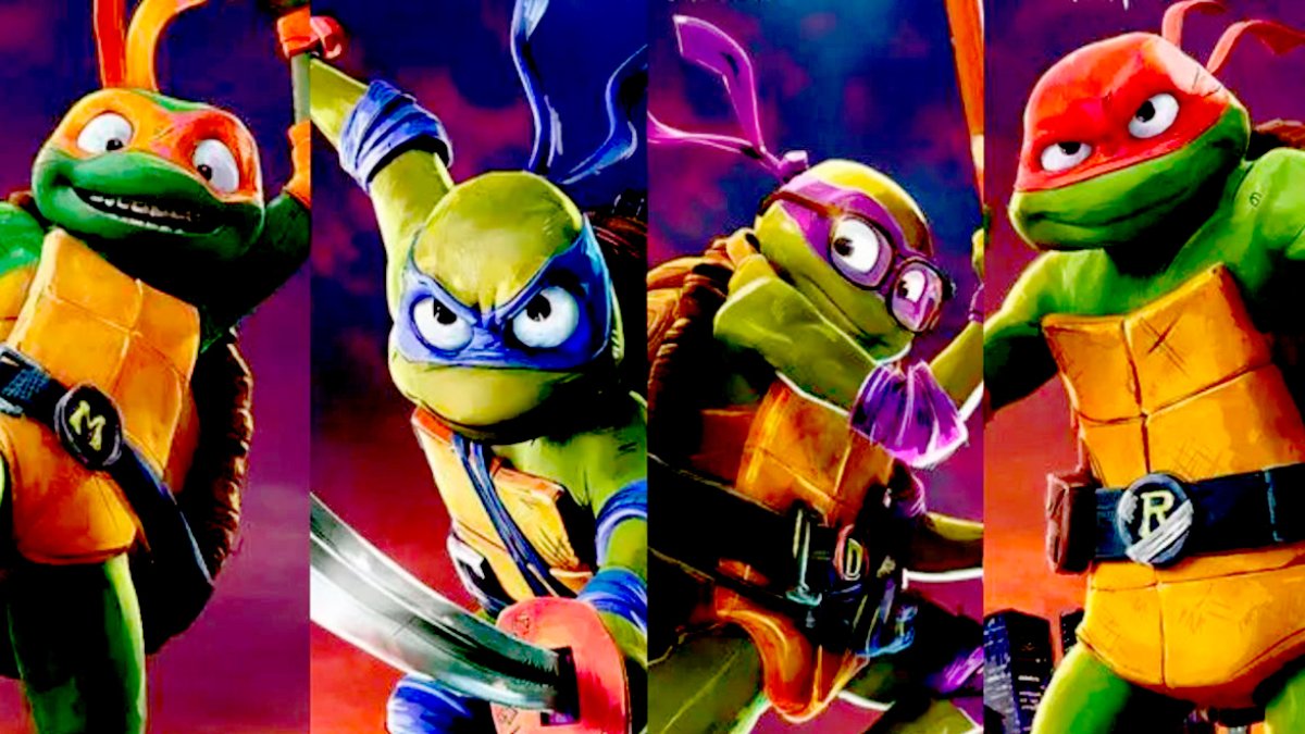 Mutant Mayhem (Tortugas Ninja, caos mutante) se exhibe en la mayoría de países del mundo occidental,