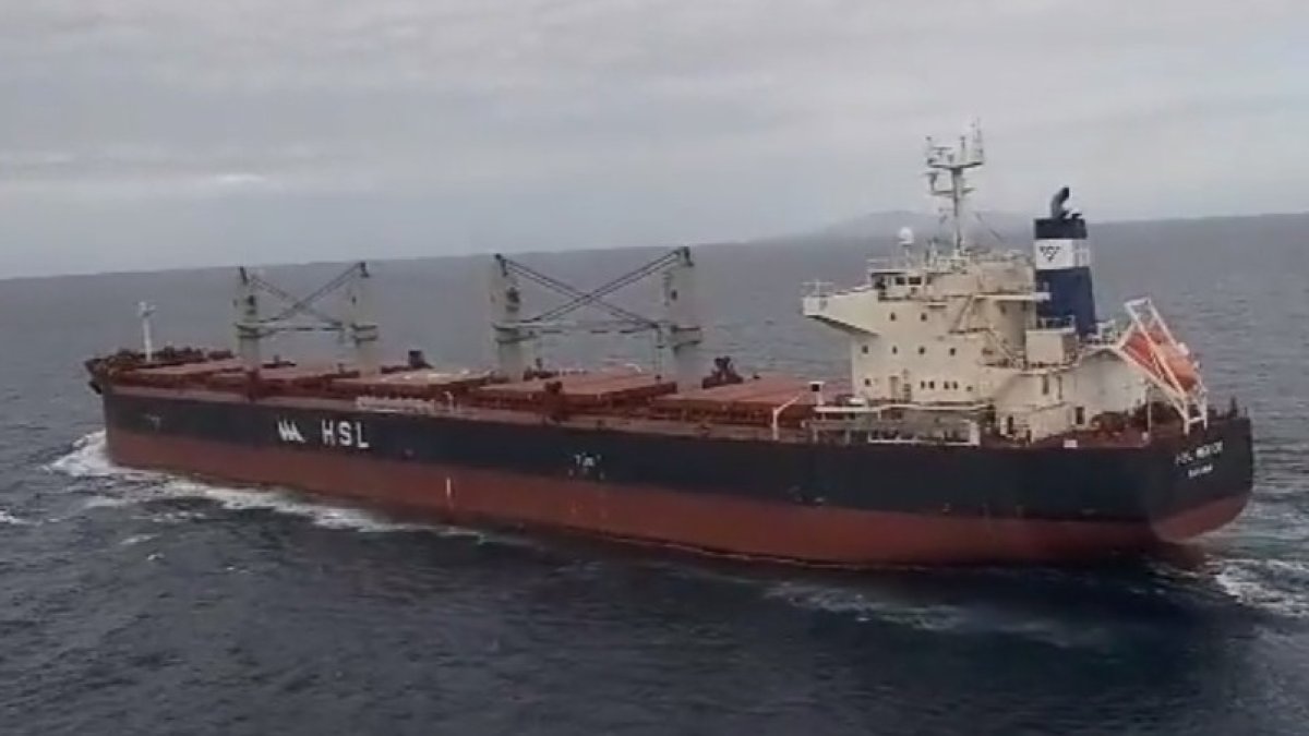 Buque de bandera panameña.