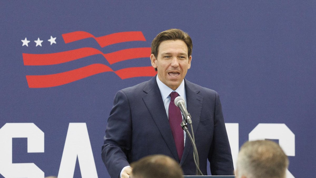 Ron DeSantis, gobernador de Florida, en una fotografía de archivo.